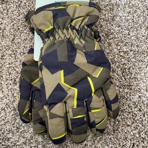 Mountain Warehouse Kids printed ski gloves